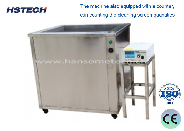 Máquina de limpeza de estêncil SMT de aço inoxidável com sistema de filtro de alta precisão de 3 níveis