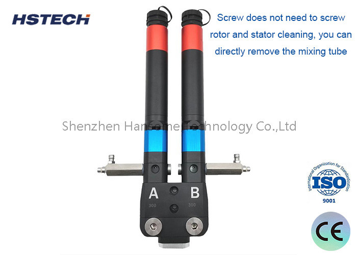 válvula de parafuso de tubo duplo Mistura de dois tipos diferentes de cola HS450-450