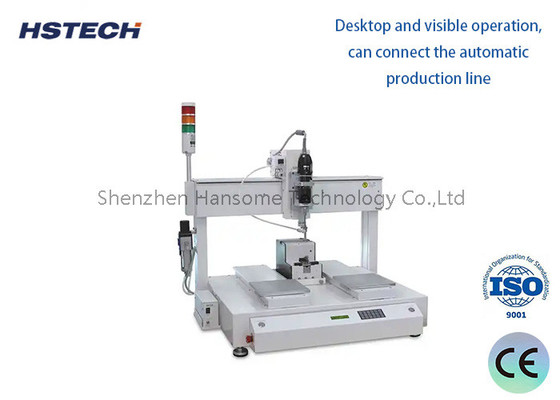 Máquina de fixação de parafusos compatível com linha de produção de funcionamento visível e automática