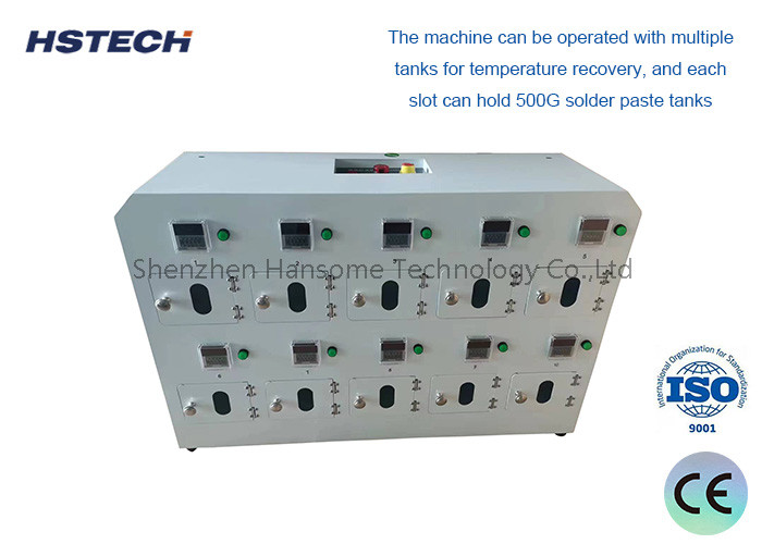 Máquina inteligente de aquecimento de pasta de solda com várias ranhuras e componentes importados