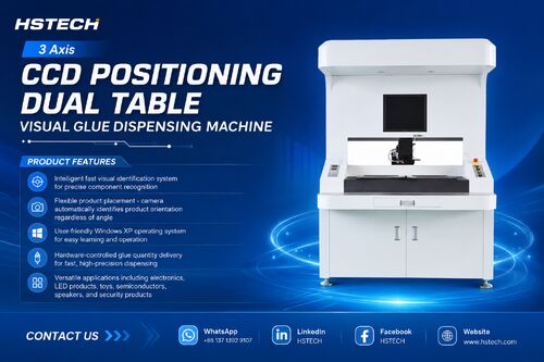 Últimos blogs da empresa sobre Máquina de distribuição de cola visual de posicionamento CCD para fabricação de eletrônicos de alta precisão