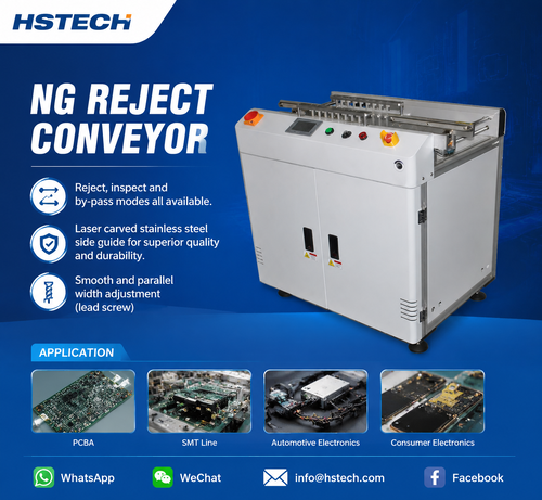 Últimos blogs da empresa sobre Ergonomic Variable-Speed NG PCB Separation Conveyor Hits Market from Hansome Technology