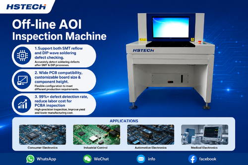 Últimos blogs da empresa sobre New‑Generation Off‑line AOI Inspection Machine Boosts PCBA Quality Control for SMT and DIP Manufacturing