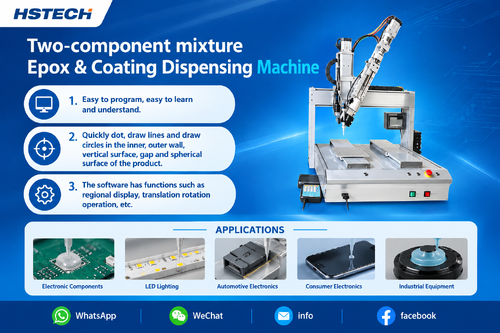 Últimos blogs da empresa sobre New Table‑Top Two‑Component AB Glue Dispensing Machine Released for Precision Industrial Adhesive Applications
