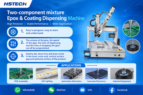 Últimos blogs da empresa sobre HS‑D5331 Table‑Top Dual‑Platform Dispenser — Reliable Automated 2‑Part Epoxy Dispensing for Electronics