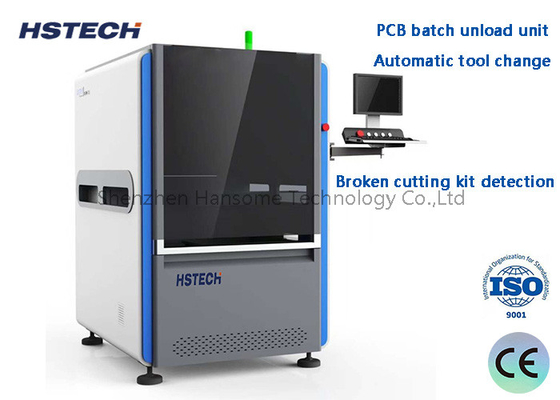 Bom preço. Máquina de roteador de PCB automático em linha de tela sensível ao toque de alta velocidade on-line
