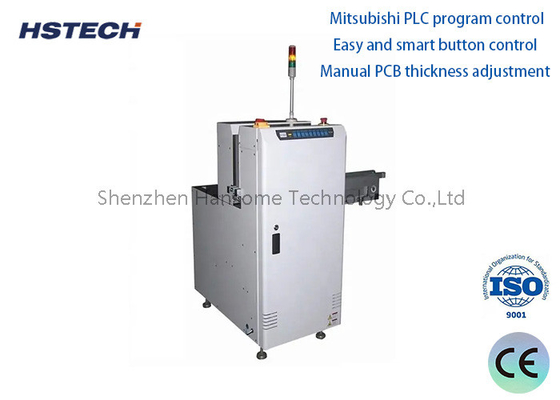Bom preço. AC220V Mitsubishi PLC SMEMA Loader de placa nua de PCB leve de sinal com ajuste manual da espessura do PCB on-line
