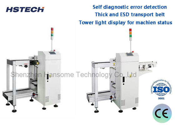 Bom preço. Cinturão de transporte espesso e ESD Auto-diagnóstico Detecção de erros PCB Loader Descarregador on-line