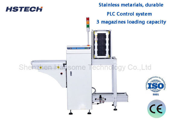 Bom preço. Sistema de controlo PLC Materiais inoxidáveis Materiais inoxidáveis duráveis Descarregador de PCB on-line