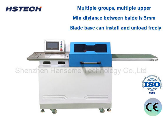 Bom preço. LED Hard Strip V Cut Line Pcb Separator Machine Automática Multiple Blade Pcb Separating Machine Ferramenta de aço de alta velocidade on-line
