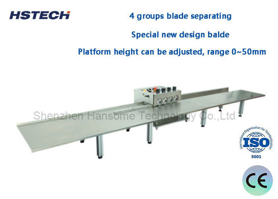 Bom preço. 4 Grupos Blade Separador LED Hard Strip Equipamento de desinstalação de PCB usando plataforma de 1,2 metro 4 Grupos Blade on-line