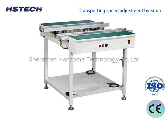 Bom preço. Estabilização de aço inoxidável Manual de manivela Largura ajustável transportador de PCB on-line