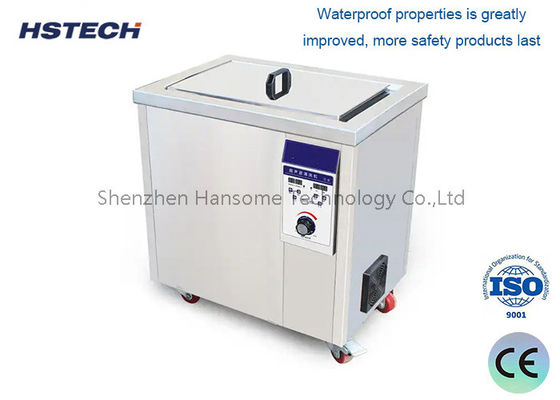 Bom preço. Limpador ultra-sônico de aço inoxidável de controlo LCD digital para equipamento de limpeza SMT on-line