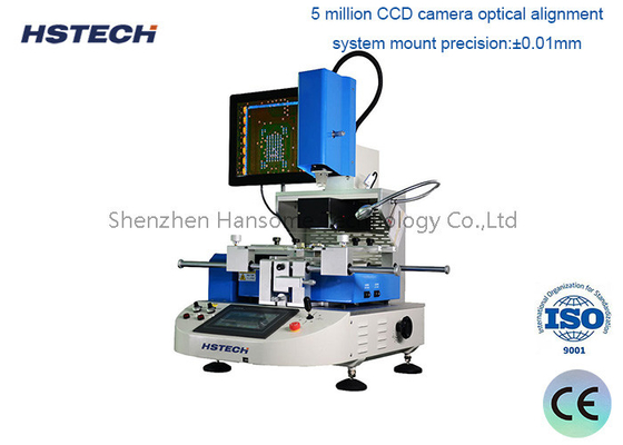 Bom preço. 3 zonas de aquecimento independentes BGA Estação de retrabalho Equipamento de manipulação de PCB com sinal SMEMA on-line