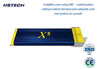 Profilador térmico KIC X5 de 7 canais de alto desempenho com termocouple tipo K com cabo USB