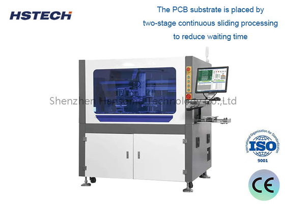Bom preço. Máquina avançada de roteador de PCB de plataforma dupla com sistema de visão automatizada para corte de PCB versátil on-line