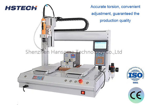 Bom preço. Máquina de fixação de parafusos de 3 eixos de prata Máquina de bloqueio de parafusos 55KG 2000rpm Para montagem de PCB on-line