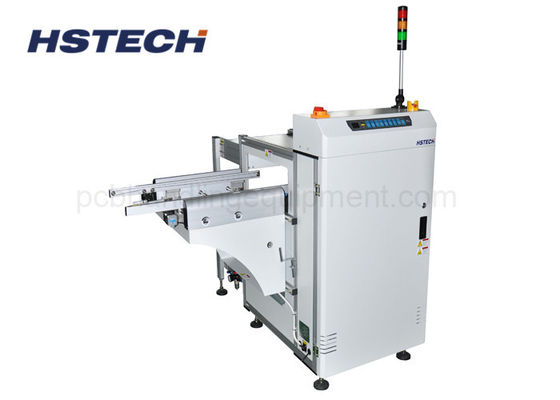 Bom preço. 390mm Largura 3 Repositórios 20M/Min 90 Graus Botão LED Descarregador automático de PCB on-line