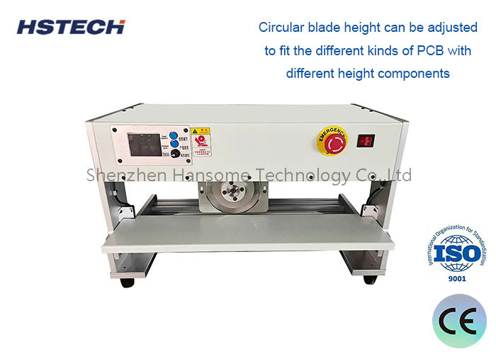Equipamento de desmontagem de PCB de alta velocidade e baixa tensão HS-300 para comprimento de corte de 5-360 mm
