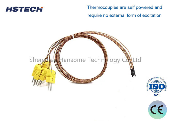 Termócopo com conector, 0-1000°C Temperatura de utilização, WRM N, Cerâmica/Plástico