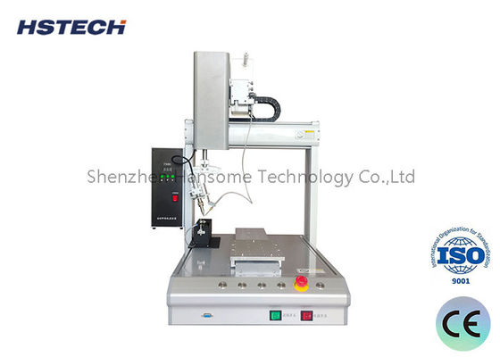 Programação manual do robô de solda de 4 eixos baseado no Windows