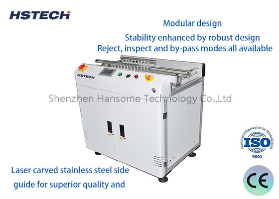 Bom preço. Guia lateral de PCB de aço inoxidável transportador de rejeição com laser esculpido compatível com SMEMA on-line