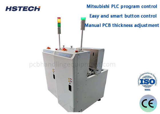 Bom preço. Ajuste manual da espessura do PCB SMEMA Mitsubishi PLC PCB Board Loader on-line