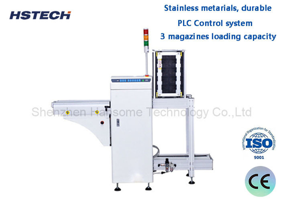 Bom preço. Sistema de controlo PLC Materiais inoxidáveis Materiais inoxidáveis duráveis Descarregador de PCB on-line