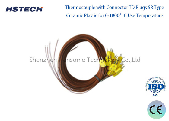 Bom preço. PtRh13-pT WRB R Termócúpulo com conector TD Plugs SR Tipo de plástico cerâmico para 0-1600oC on-line