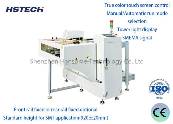 Bom preço. Descarregador de PCB de 3 cores com PCL e controle de tela sensível ao toque e cada porta 2 revistas para linha de produção SMT on-line