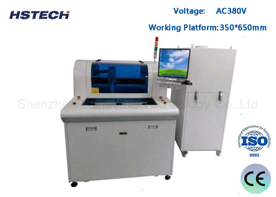 Bom preço. Máquina de roteador de plataforma dupla de PCB Coletor de poeira de corte de fresagem Kit de roteamento Máquina de roteador de plataforma única de PCBA on-line