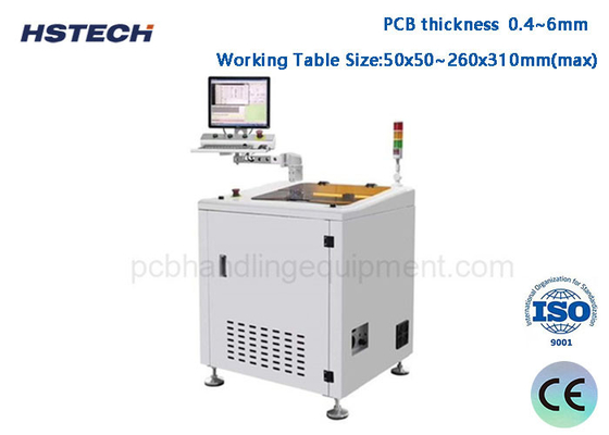 Bom preço. Pequeno tamanho 60000RPM Plataforma única PCB Depaneling Separador Máquina Offline PCBA Depaneling Router on-line