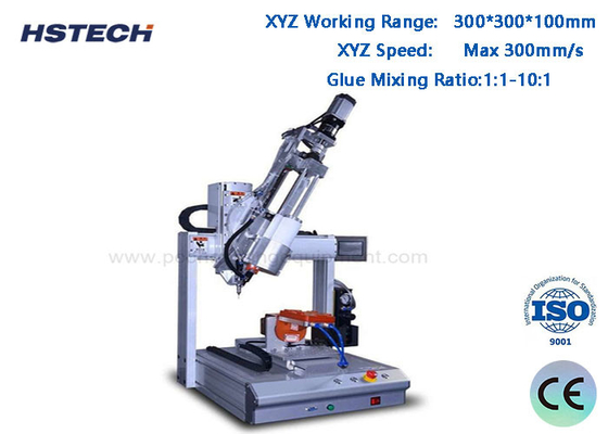 Bom preço. 4 eixo AB Máquina de distribuição de cola Motor a passo + correia de cronometragem Max 300mm/s on-line