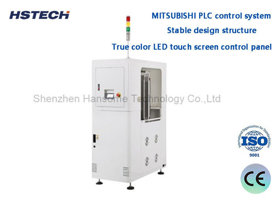 Bom preço. MITSUBISHI Sistema de controle PLC Estrutura de projeto estável Máquina de tampão de PCB com FIFO LIFO, NG / OK e função de passagem on-line