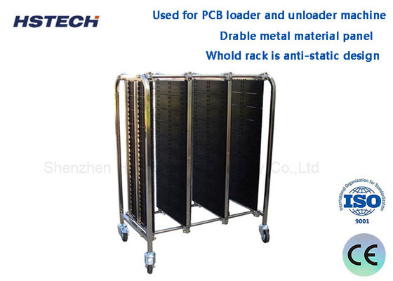 Bom preço. Equipamento de manuseio de PCB 3 camadas anti-estática 4 rodas móvel de armazenamento de PCB Carro HS-T460 on-line