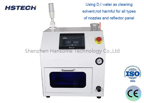 Bom preço. Equipamento de limpeza de bocal SMT HS-800 com ecrã táctil PLC e cobertura verde on-line