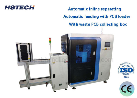 Bom preço. Equipamento de desmontagem de PCB de alimentação automática em linha Vcut com lâmina linear e circular on-line