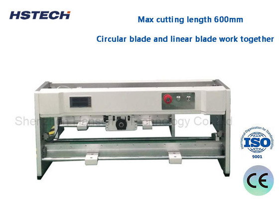 Bom preço. Máquina de desinstalação de PCB por indução de cortina leve 600 mm comprimento de corte CAB lâmina separador de PCB móvel HS-206 on-line