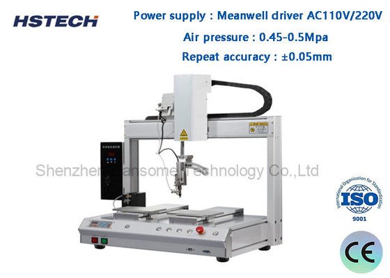 Bom preço. Controle de temperatura de plataforma dupla de cabeça única 5 eixos Robô de solda automática HS-S5331R on-line