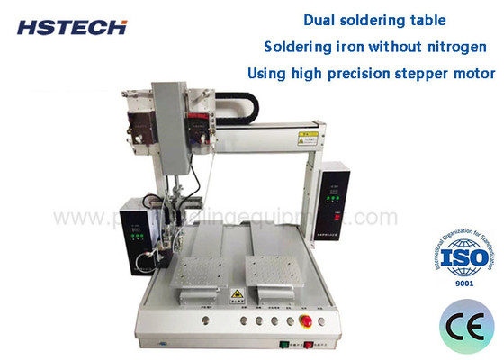 Bom preço. Tabela dupla 2 Ferro de solda Controlador de temperatura dupla Robô automático de solda HS-S331R on-line