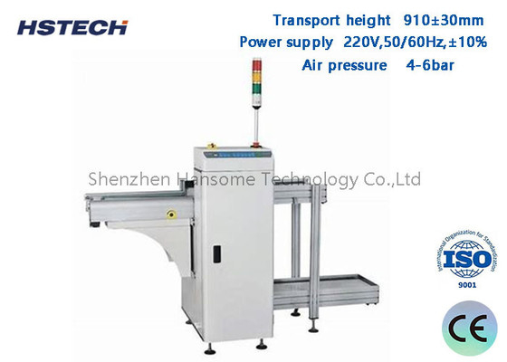 Bom preço. SMEMA Signal Max 530*460mm Equipamento de descarregamento de PCB compacto de 90 graus HS-LD330 on-line