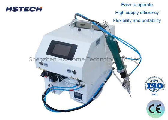 Máquina de fixação de parafusos para produtos eletrónicos com alimentação automática por parafusos