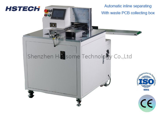 Bom preço. Equipamento automático de desmontagem de painéis de PCB de tipo guilhotina com suporte vertical on-line