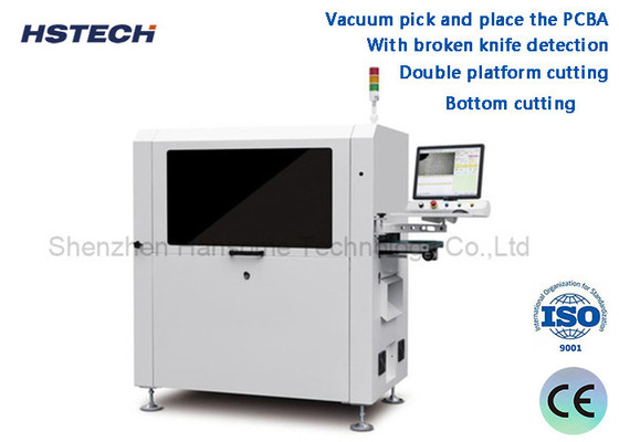 Bom preço. Função de corte de alta velocidade com máquina de roteamento em linha PCBA de plataforma dupla para PCBs on-line