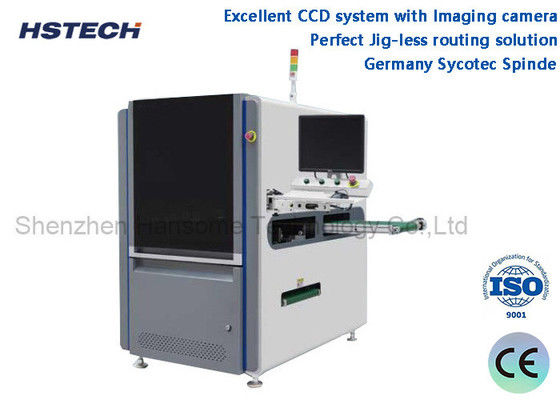ESD Belt Inline PCBA Router Machine com SMEMA para formas redondas e retas
