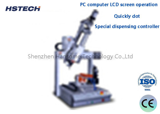 Bom preço. PC Computador Operação de tela LCD Controlador de distribuição especial 4 eixos Máquina de distribuição de cola AB Máquina de distribuição de cola on-line