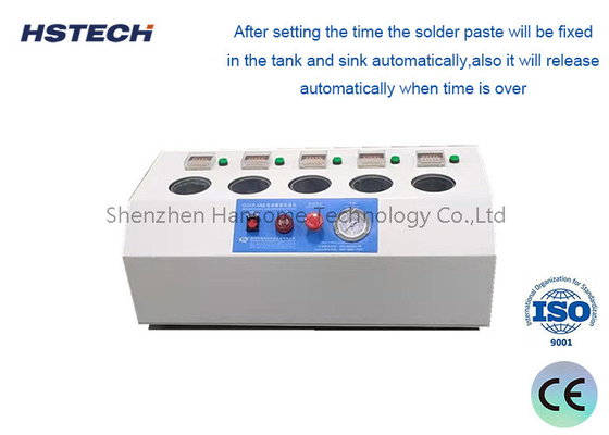 Bom preço. Máquina de aquecimento de pasta de solda de 5 tanques com alarme automático on-line