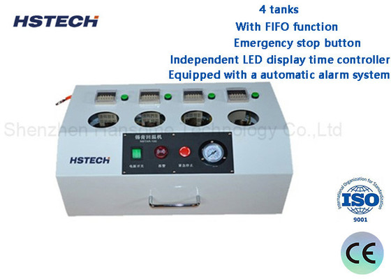 Bom preço. Equipado com um sistema de alarme automático com função FIFO 4 Tanque Soldador Paste aquecer máquina de tempo on-line