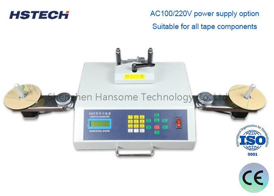 Contador de componentes SMD altamente preciso com tela LCD e impressora de etiquetas