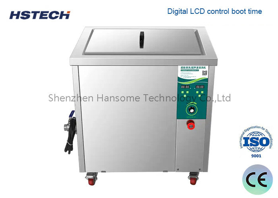 Bom preço. Limpador ultra-sônico de aço inoxidável de controlo LCD digital para equipamento de limpeza SMT on-line